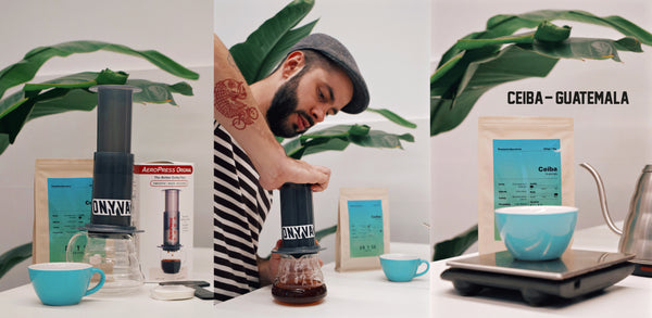 PREPARA CAFÉ ONYVA EN AEROPRESS