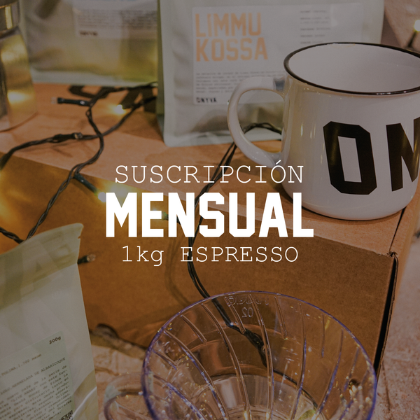 Tarjeta Regalo – Suscripción Mensual · 1kg Espresso