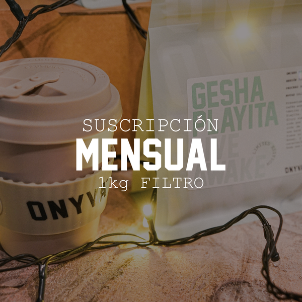 Tarjeta Regalo – Suscripción Mensual · 1kg Filtro