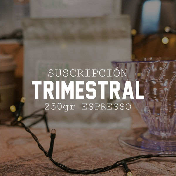 Tarjeta Regalo – Suscripción Trimestral · 250g Espresso