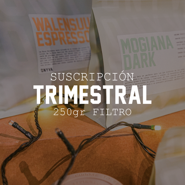 Tarjeta Regalo – Suscripción Trimestral · 250g Filtro