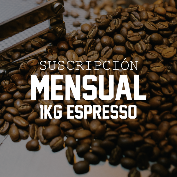 Tarjeta Regalo – Suscripción Mensual · 1kg Espresso