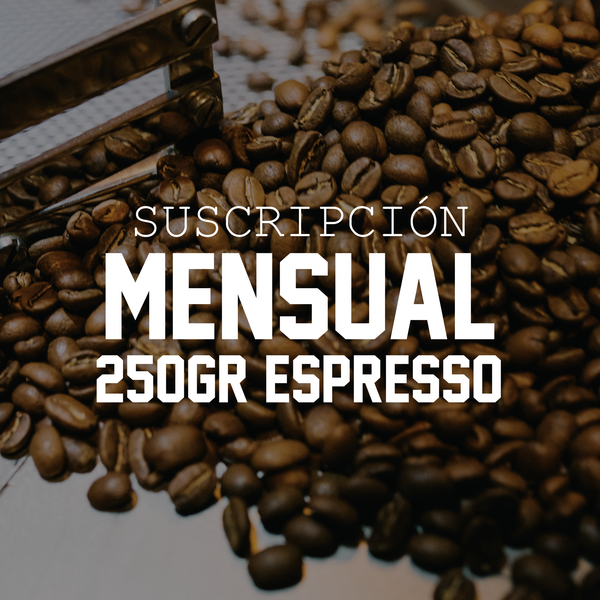 Tarjeta Regalo – Suscripción Mensual · 250g Espresso