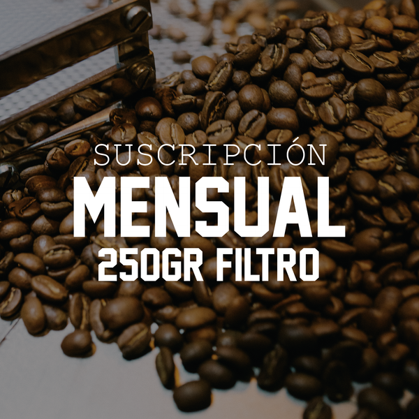 Tarjeta Regalo – Suscripción Mensual · 250g Filtro