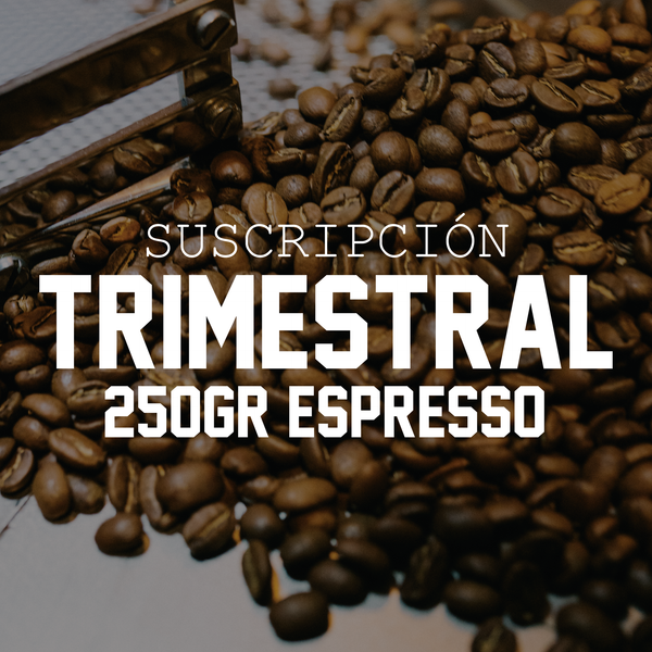 Tarjeta Regalo – Suscripción Trimestral · 250g Espresso