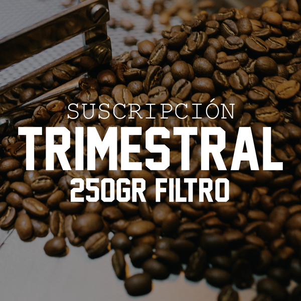 Tarjeta Regalo – Suscripción Trimestral · 250g Filtro