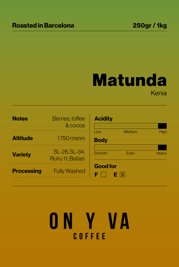 Matunda - Kenia for Espresso